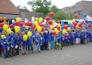 Ballonnen wedstrijd