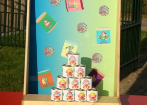blikken gooien kinder spellen