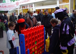 Vier op een rij Sinterklaas