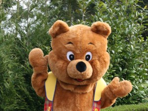 bruine beer mascottes